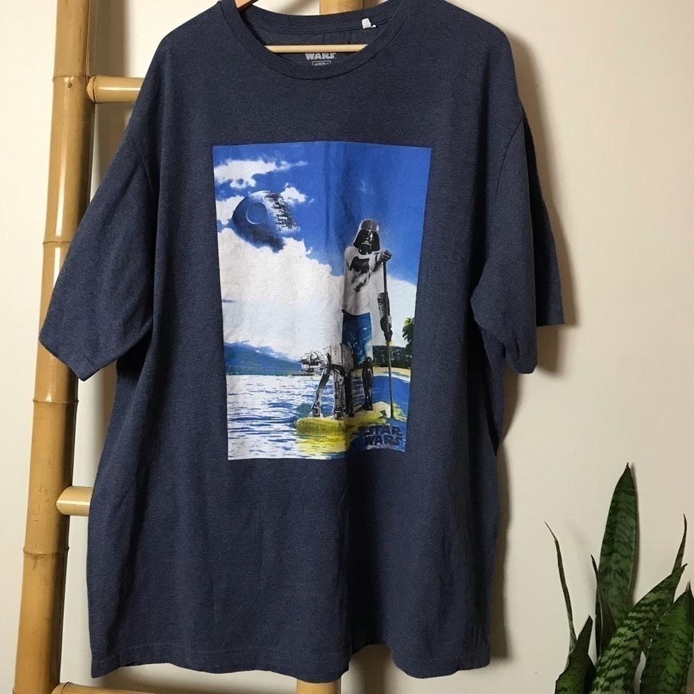 Star Wars Darth Vader paddle board T-shirt. 3XLT. Big and tall.